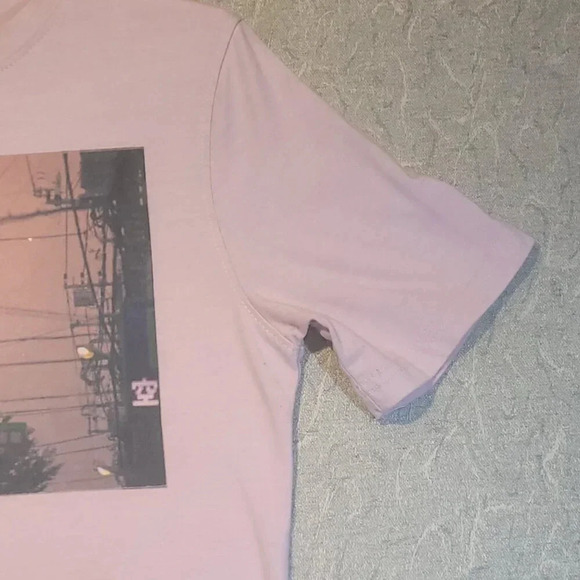 MissGuided Women's Short  Sleeve Pink Sunset T-Shirt NWOT Size Tall US-8 - Picture 5 of 6